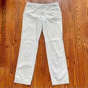 GAP Straight Leg Khakis 6 LONG Low Rise 2000's style